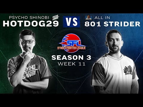HotDog29 (Kolin) vs. 801 Strider (G) - Bo3 - Street Fighter League Pro-US - Season 3 Week 11