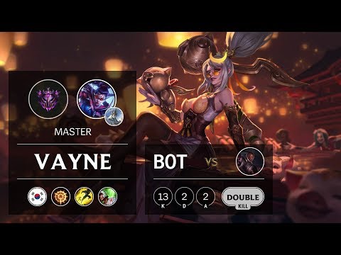 Vayne ADC vs Lucian - KR Master Patch 9.7