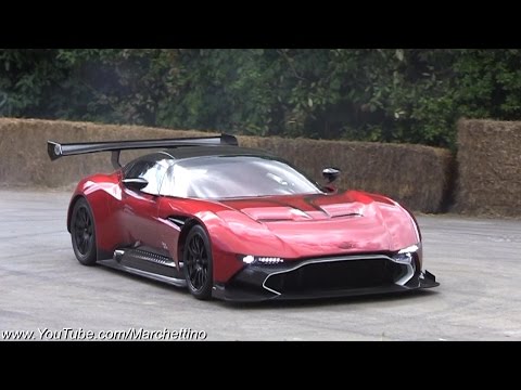 Aston Martin Vulcan Insane V12 Sound! - Burnout & Acceleration!