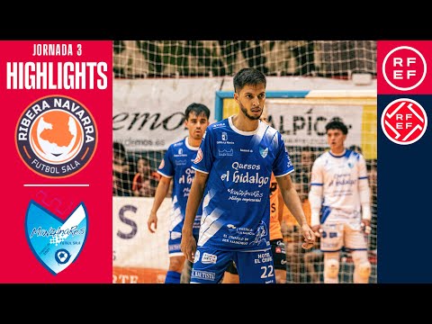 Resumen #PrimeraDivisiónFS | Iluminación Ribera Navarra 3-4 Quesos El Hidalgo Manzanares| Jornada 3