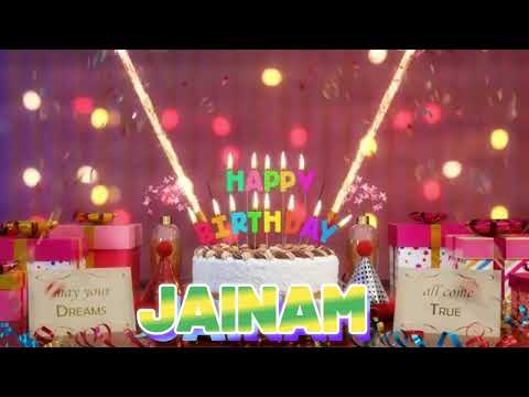 JAINAM Happy Birthday Song with Names 🌟 Happy Birthday to You