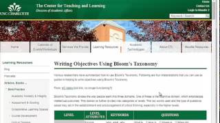 Writing learning objectives mp4 Source