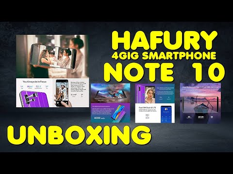 UNBOXING _ Hafury Note 10 (SmartPhone) in 2020