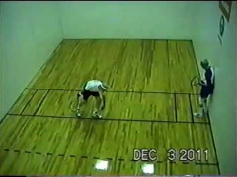 Bob McAdam, 91 year old playing racquetball Dec. 2011