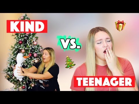 KIND vs. TEENAGER an WEIHNACHTEN | Was Kinder und Teenager machen | #SantasLittleHelpers | Annaxo