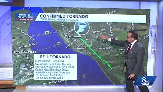 National Weather Service confirms tornadoes struck York, Lancaster counties