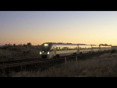 V/line Vlocity Passenger Train at Sunrise - PoathTV Australian Train Videos