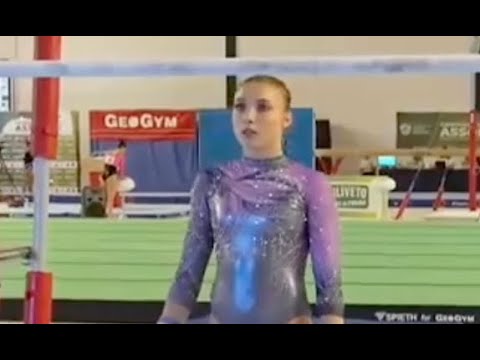 CATERINA GADDI UNEVEN BARS 2025 ITALIAN CHAMPIONSHIPS DAY 1