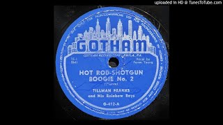 Tillman Franks - Hot Rod-Shotgun Boogie No. 2 - 1951 Hillbilly Boogie - Country Bop - Faron Young