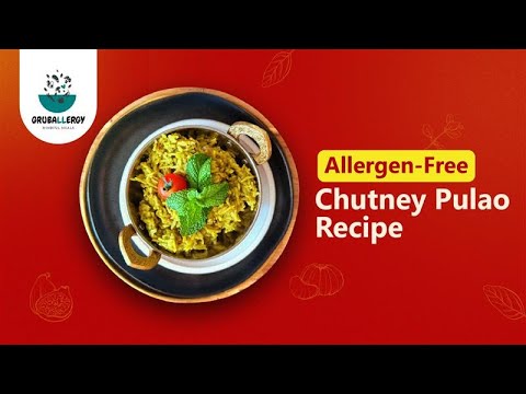 Chutney Pulao Recipe | Easy Veg Pulao Recipe | Allergen Free Vegan Rice Dish for Food Allergies