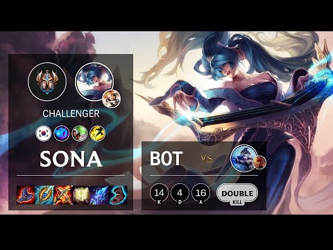 Sona Bot vs Ashe - KR Challenger Patch 10.16
