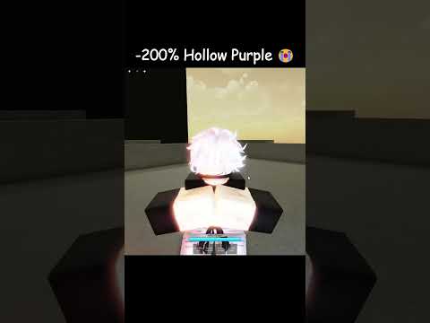 -200% hollow purple 😭 #jjs #jujutsushenanigans