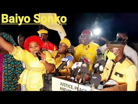 MAMA JALI PERFOMING AT THE SUKUTA MEGA RALLY -ALEY FONSAJEH