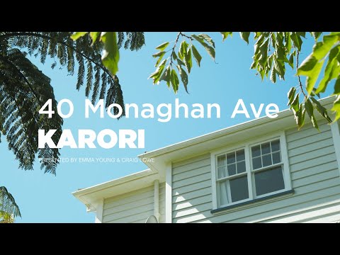 40 Monaghan Avenue, Karori - Wellington (Emma Young & Craig Lowe)