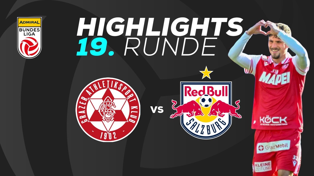 Grazer AK 1902 vs Red Bull Salzburg Highlights