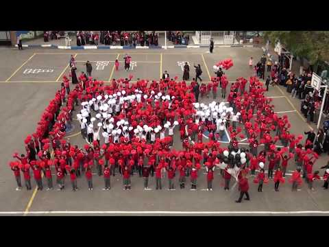 Tuzla Farabi ilkokulu Bayrak Gösterisi 10 kasım 2017