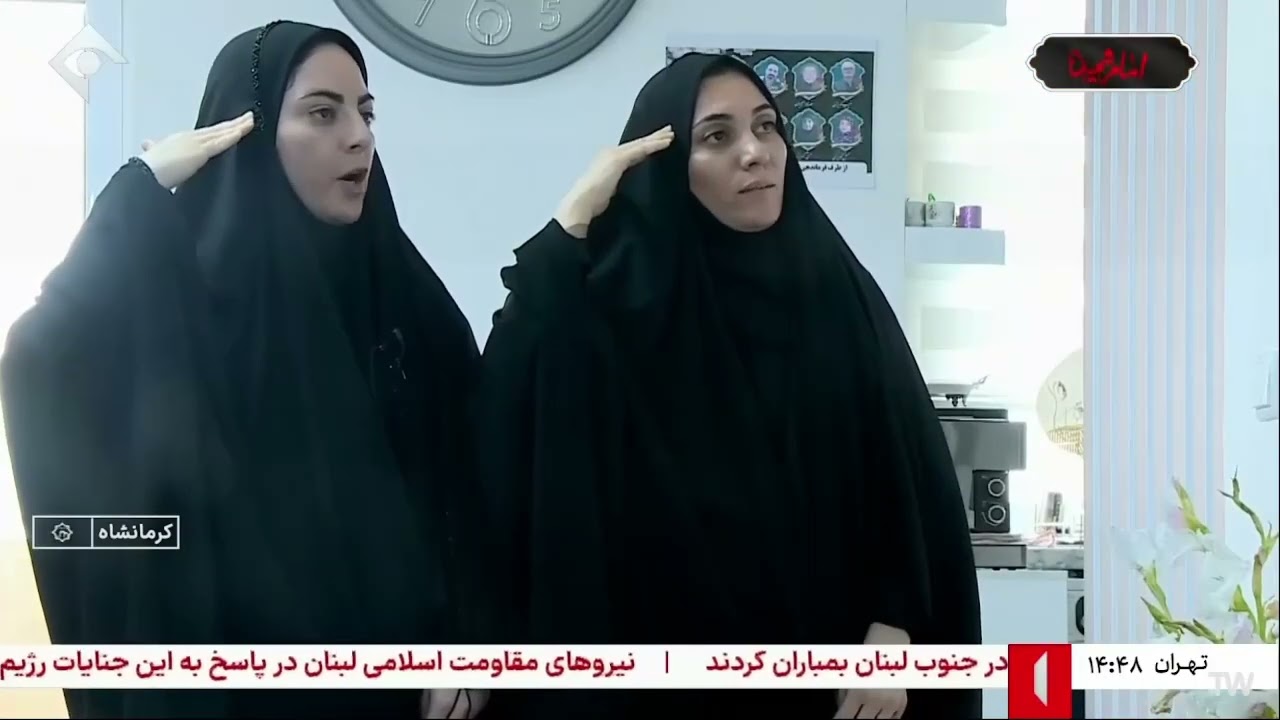 سلام نظامی تنها بازماندگان خانواده کهریزی به 9 نفر از شهدایشان