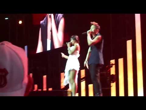 [FANCAM] Eru ft Hyorin Sistar "Kemesraan" Music Bank in Jakarta 2013