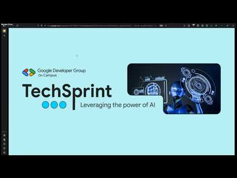 Google TechSprint x Hackathon 101 | Info Session + Masterclass [GDG CU]