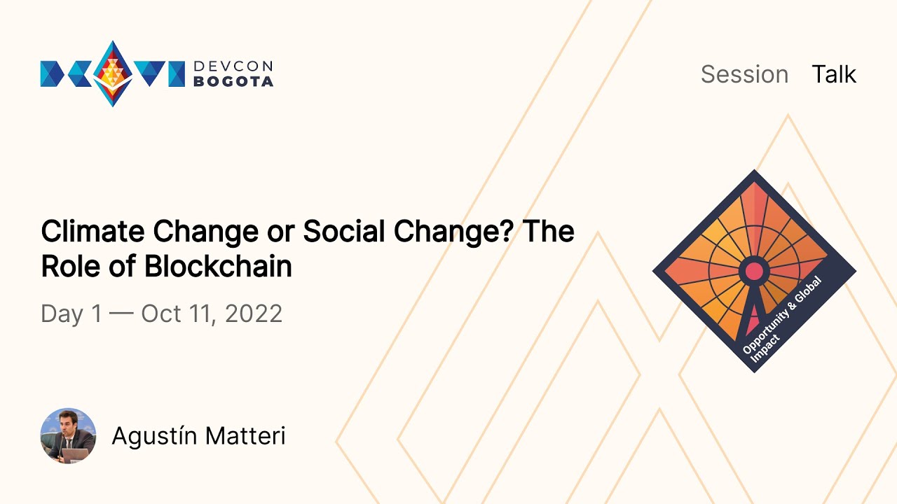 Climate Change or Social Change? The Role of Blockchain preview