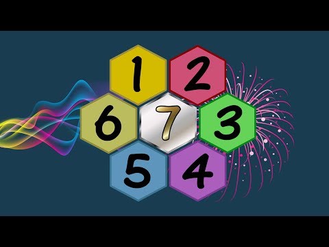 Get To 7, merge puzzle game video