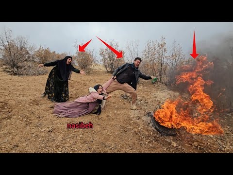 Vahid's mental stressand discomfort from Nasiba's evil behavior and evil acts against his secondwife