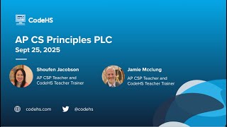 AP CSP PLC with CodeHS thumbnail