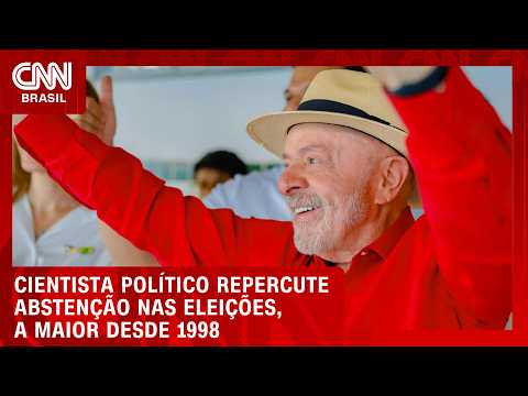 Nível de abstenção prejudicou Lula no primeiro turno, avalia especialista | LIVE CNN
