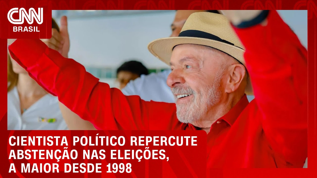 Nível de abstenção prejudicou Lula no primeiro turno, avalia especialista | LIVE CNN