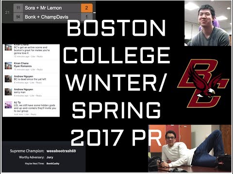 Boston College Winter/Spring 2017 SSBM PR Combo Video