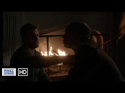 Oliver Kills The Hitman In Queen Manor Scene | Arrow 1x20