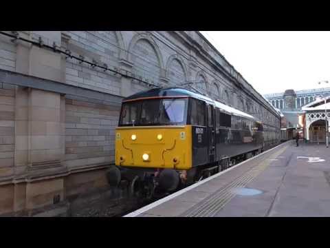 Caledonian Sleeper 86101 | 0Z90 Doncaster to Mossend Departs Edinburgh Waverley 20/02/15