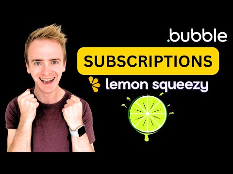 Add Subscriptions to your Bubble app with Lemon Squeezy thumbnail