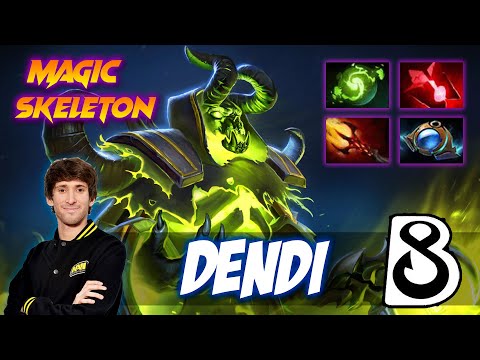 B8.DENDI PUGNA - Magic Skeleton - Dota 2 Pro Gameplay [Watch & Learn]