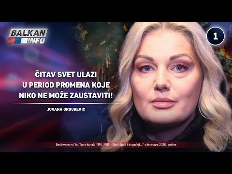 INTERVJU: Jovana Grgurević – Svet ulazi u period promena koje niko ne može zaustaviti! (5.2.2026)