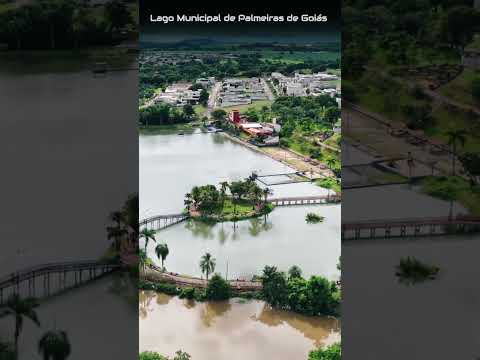 PALMEIRAS DE GOIÁS, PROJETO VISÃO AÉREA - LAGO MUNICIPAL.