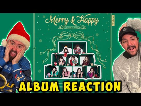 We listened to the "Merry & Happy" Album by TWICE for the FIRST TIME! | (REACTION)