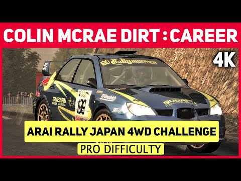 Colin McRae DiRT in 4K - Career - #17 Arai Rally Japan 4WD Challenge - Pro Difficulty