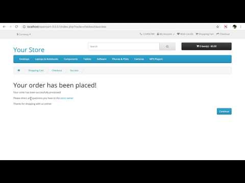 Opencart 2.x/3.x guest checkout order demo |  Nanhe Kumar