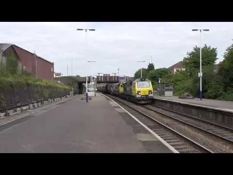 Freightliner 70005 with stoke gifford to portbury empty coal train