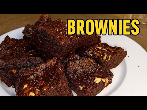 Chocolate Brownies Recipe - without Oven - Bakery Style Brownies Recipe - cooking with Sharmeen.