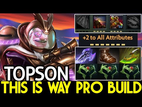 TOPSON [Sniper] This is Way Pro Build Full Agility Items Free Hit Dota 2