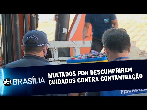 Fiscais do DF Legal vistoriam estabelecimentos comerciais | SBT Brasília 01/09/2020