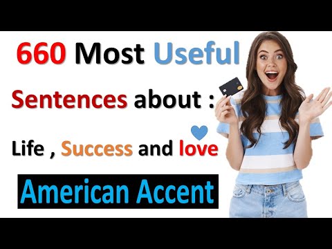 660 Most Useful Sentences in English about Life Success and Love | 660 Most Useful Sentences