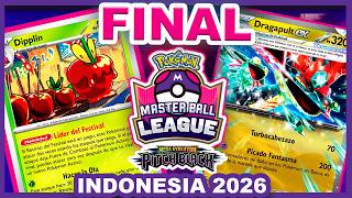 GLADIO EN MANZANITA UFF | FINAL MASTER INDONESIA Pokemon TCG 2026