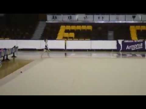 Campeonato provincial escolar 2014. Prebenjamin manos libres, Lucía  Alonso, subcampeona provincial