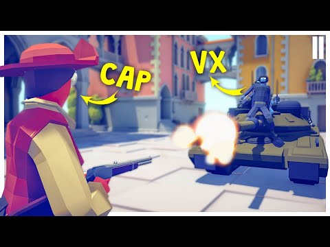 Batalha contra o VX no TABS em 1ª PESSOA! (Totally Accurate Battle Simulator)