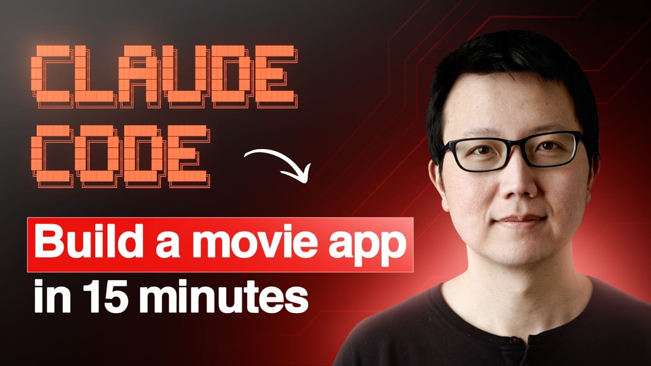 Claude Code Beginner's Tutorial: Build a Movie App in 15 Minutes (2025)