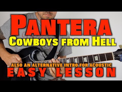 How to play Pantera Cowboys from Hell