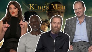 Gemma Arterton, Ralph Fiennes, Djimon Hounsou & Rhys Ifans talk action scenes | The Kings Man video